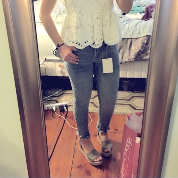 Indigo rain ankle jeans - Picture 1 of 5